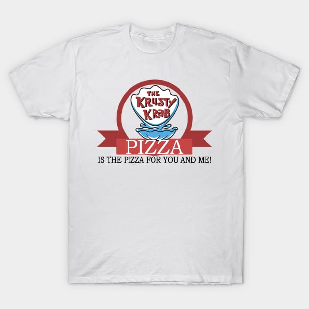 Krusty Krab Pizza T-Shirt by mariansar